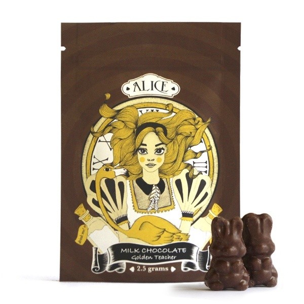 Alice – Mushroom Milk Chocolate – 2.5g | WeedSmart Canada Alice – Mushroom Milk Chocolate – 2.5g | WeedSmart Canada