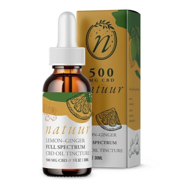 Natuur – Full Spectrum CBD Oil Tincture – Lemon Ginger – 1000mg | WeedSmart Canada