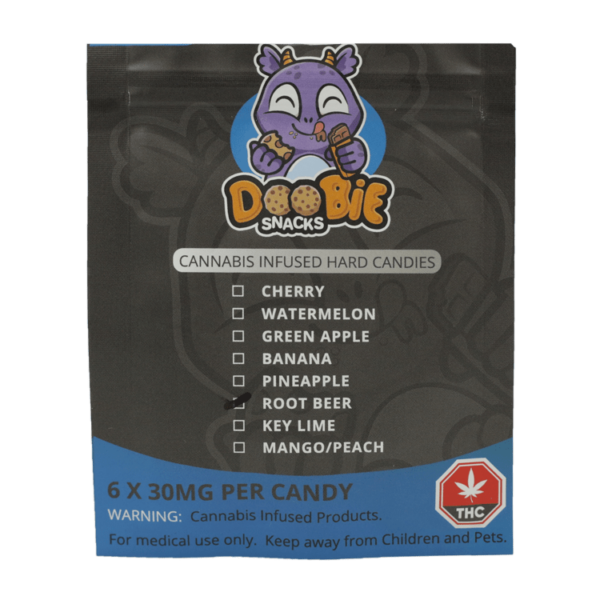 Doobie Snacks – Hard Candies – 180mg THC | WeedSmart Canada