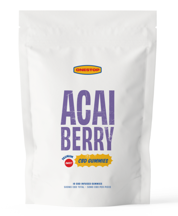 OneStop – Açai Berry CBD Gummies 500mg | WeedSmart Canada