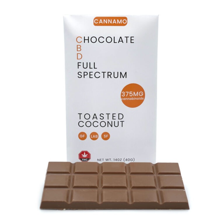 Cannamo – Full Spectrum CBD Chocolate – 375mg – Toasted Coconut | WeedSmart Canada Cannamo – Full Spectrum CBD Chocolate – 375mg – Toasted Coconut | WeedSmart Canada