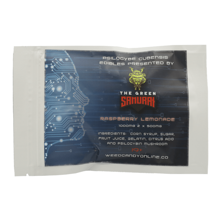 The Green Samurai – Shroom Gummies – Raspberry Lemonade – 1g | WeedSmart Canada The Green Samurai – Shroom Gummies – Raspberry Lemonade – 1g | WeedSmart Canada