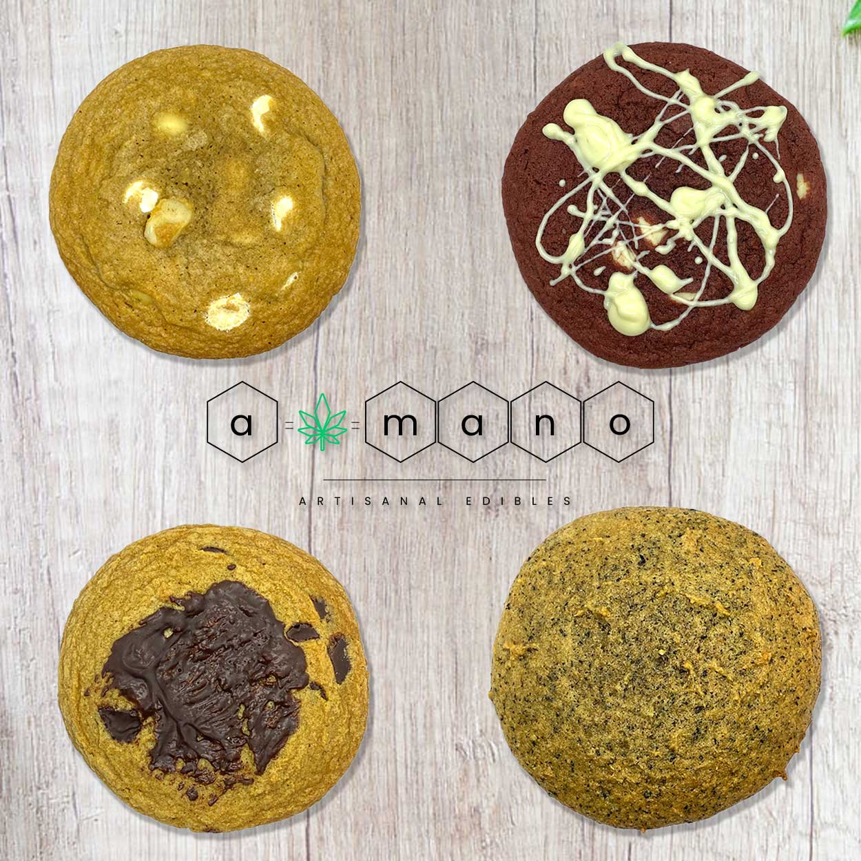 Amano Edibles – Cookies – 200mg | WeedSmart Canada Amano Edibles – Cookies – 200mg | WeedSmart Canada
