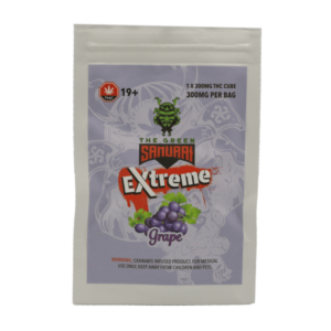 Green Samurai Extreme – Grape Gummy – 300mg THC | WeedSmart Canada