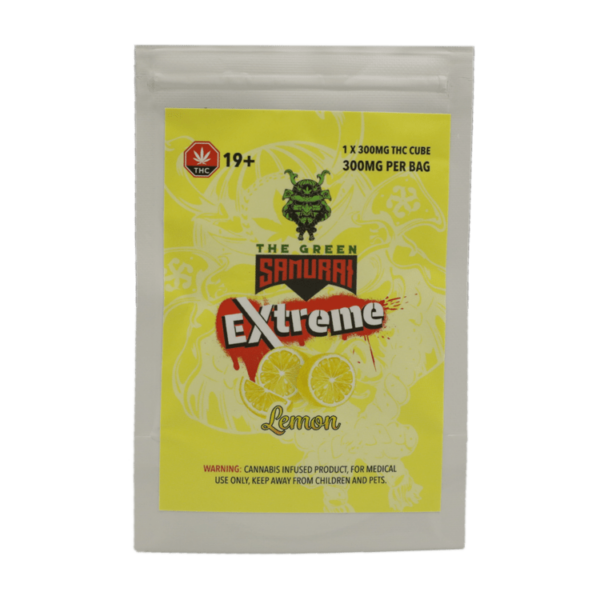 Green Samurai Extreme – Lemon Gummy – 300mg THC | WeedSmart Canada